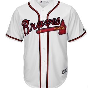 Men's Atlanta Braves Majestic White Home Cool Base